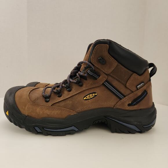 KEEN Utility Mens Work Boots, Bison/Ensign Blue, 14 US main image 8